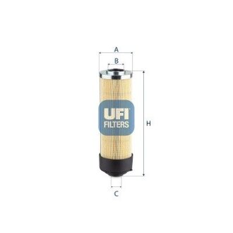 Гідравлічний фільтр (фільтруючий елемент) UFI 8308000 (фото 1)