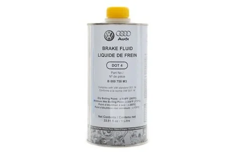 Жидкость тормозная dot 4, "Brake Fluid", 1л. VAG B000750M3