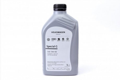 Моторна олія Special G 5W-40 синтетична 1 л VAG Gs55502m2 (фото 1)
