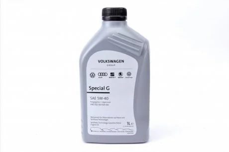 Моторное масло Special G 5W-40 синтетическое 1 л VAG Gs55502m2