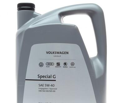 Моторна олія Special G 5W-40 синтетична 5 л VAG Gs55502m4 (фото 1)