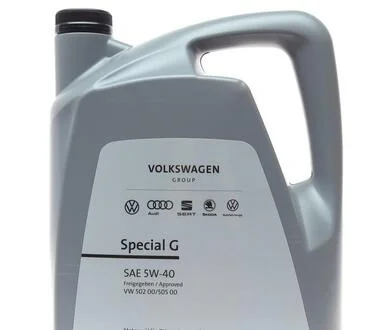 Моторна олія Special G 5W-40 синтетична 5 л VAG Gs55502m4