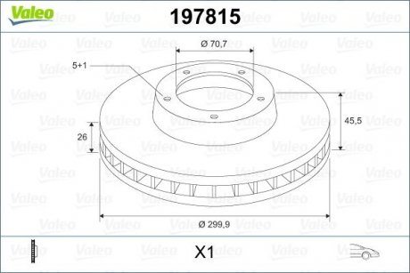 Автозапчастина Valeo 197815