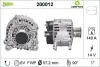 Генератор (14В, 140А, новий) AUDI A1, A3, A4 B6, A4 B7, A8 D4, Q3, TT  CHRYSLER SEBRING  DODGE AVENGER, CALIBER, JOURNEY  FORD GALAXY I  JEEP COMPASS, PATRIOT  SEAT ALHAMBRA, ALTEA 1.0-4.0 09.95- 200012