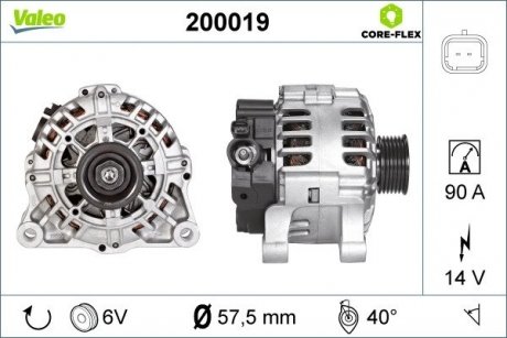 Генератор Valeo 200019