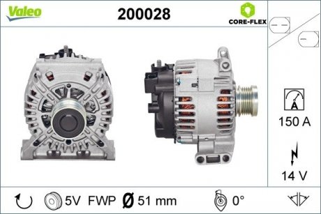 Генератор Valeo 200028