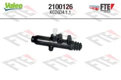 Главный цилиндр сцепления Valeo 2100126
