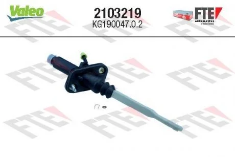 Головний циліндр зчеплення Valeo 2103219