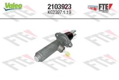 Главный цилиндр сцепления Valeo 2103923