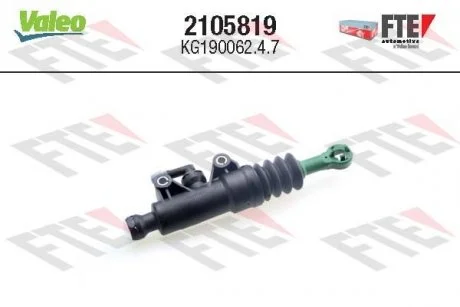 Главный цилиндр сцепления Valeo 2105819
