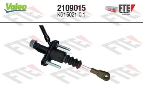Главный цилиндр сцепления Valeo 2109015