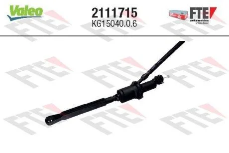 Главный цилиндр сцепления Valeo 2111715