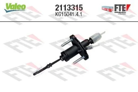 Главный цилиндр сцепления Valeo 2113315