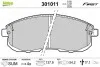 Тормозные колодки дисковые FIAT/NISSAN Punto/Cube/Juke/Maxima/Pulsar/Teana/Tiida &quot;1,1-3,5 &quot;F &quot;93&gt;&gt; Valeo 301011 (фото 1)