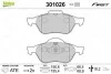 Тормозные колодки дисковые VAG/RENAULT A1/A3/Megane/Scenic/Fabia/Octavia/Bora/Golf &quot;1,0-2,0 &quot;F &quot;96&gt;&gt; Valeo 301026 (фото 1)