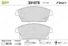 Тормозные колодки дисковые CHEVROLET/OPEL Cruze/Orlando/Volt/Ampera/AstraJ/Zafira &quot;1,3-2,0 &quot;F &quot;09&gt;&gt; Valeo 301070 (фото 1)
