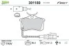 Тормозные колодки дисковые VAG/PEUGEOT TT/405/Golf/Jetta/Passat/Polo/Scirocco/Vento &quot;1,6-2,9 &quot;R &quot;82-0 Valeo 301180 (фото 2)