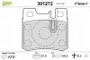 Тормозные колодки дисковые MERCEDES 190/Cabriolet/C-Class/E-Class/Kombi/SL/SLK &quot;1,8-5,0 &quot;R &quot;85-01 Valeo 301272 (фото 1)