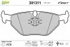 Тормозные колодки дисковые BMW 5(E39) &quot;2,0-4,4 &quot;R &quot;95-04 Valeo 301311 (фото 1)