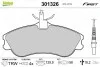 Тормозные колодки дисковые CITROEN/PEUGEOT Berlingo/Xsara/306/Partner &quot;1,1-2,0 &quot;F &quot;93-15 Valeo 301326 (фото 1)