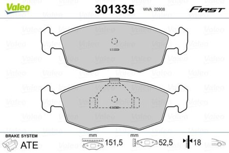 Автозапчасть Valeo 301335