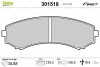 Тормозные колодки дисковые MITSUBISHI Grandis/Pajero &quot;2,0-3,8 &quot;F &quot;00&gt;&gt; Valeo 301518 (фото 1)