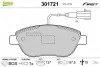 Тормозные колодки дисковые FIAT/OPEL Doblo/Linea/Combo &quot;1,3-2,0 &quot;F &quot;07&gt;&gt; Valeo 301721 (фото 1)