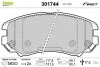 Тормозные колодки дисковые HYUNDAI/KIA Elantra/Sonata/Tucson/Magentis/Sportage &quot;1,6-2,7 &quot;F &quot;96&gt;&gt; Valeo 301744 (фото 1)