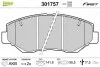 Тормозные колодки дисковые HONDA CR-V &quot;2,0 &quot;F &quot;01-07 Valeo 301757 (фото 1)