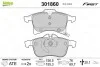 Тормозные колодки дисковые OPEL AstraH/Combo/CorsaCDE/Meriva/ZafiraB &quot;1,0-2,2 &quot;F &quot;01&gt;&gt; Valeo 301860 (фото 1)