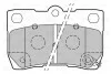 Тормозные колодки дисковые LEXUS GS/IS &quot;2,2-4,3 &quot;R &quot;05-13 Valeo 301888 (фото 2)