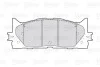Тормозные колодки дисковые TOYOTA Camry &quot;2,4-3,5 &quot;F &quot;06&gt;&gt; Valeo 301890 (фото 2)