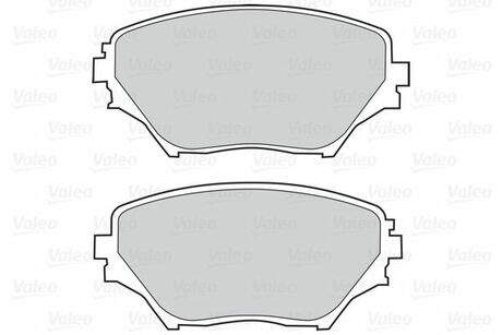 Тормозные колодки дисковые TOYOTA Picnic/Rav4 "1,8-2,2 "F "96-05 Valeo 302033 (фото 1)