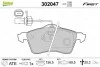 Гальмівні колодки дискові VW Transporter "2,5-2,8 "F "90-03 Valeo 302047 (фото 1)