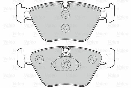 Тормозные колодки дисковые BMW/MG 3(E46)/X3(E83)/Z4(E85,86)/180/190/260 "2,0-4,6 "F "99-11 Valeo 302067 (фото 1)