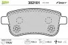 Тормозные колодки дисковые RENAULT Fluence/GrandScenic/Megane/Scenic "1,2-2,0 "R "08>> 302101