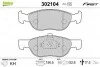 Тормозные колодки дисковые FIAT Punto/Punto Van &quot;1,3-1,9 &quot;F &quot;99-09 Valeo 302104 (фото 1)