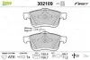 Тормозные колодки дисковые FIAT/OPEL Doblo/Combo &quot;1,3-2,0 &quot;F &quot;10&gt;&gt; Valeo 302109 (фото 1)