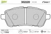 Гальмівні колодки дискові FORD/MAZDA Fiesta/2 "1,25-1,6 "F "07>> Valeo 302220 (фото 1)