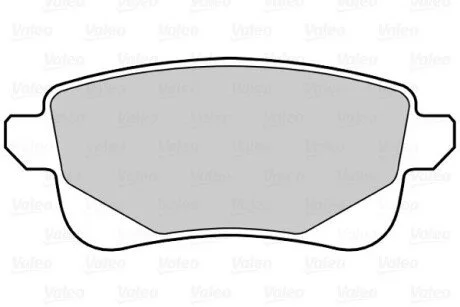 Гальмівні колодки дискові RENAULT Grand Scenic/Scenic "1,2-2,0 "R "09>> Valeo 302232