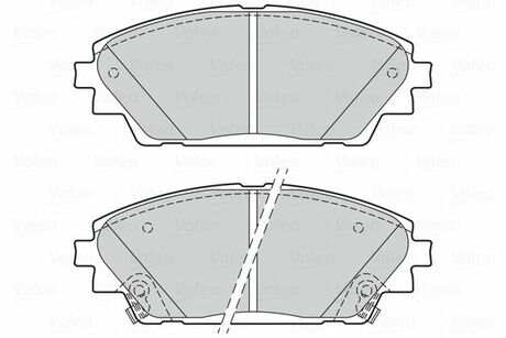 Гальмівні колодки дискові MAZDA CX-3/Mazda 3 "1,5-2,0 "F "08>> Valeo 302285
