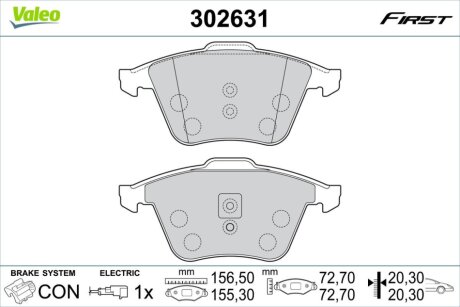 Автозапчасть Valeo 302631