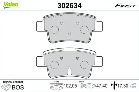 Автозапчасть Valeo 302634