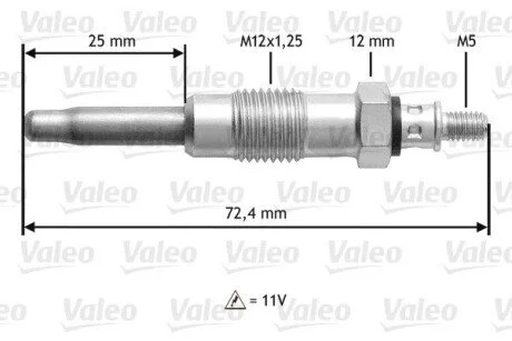 Glow-Plug Valeo 345100