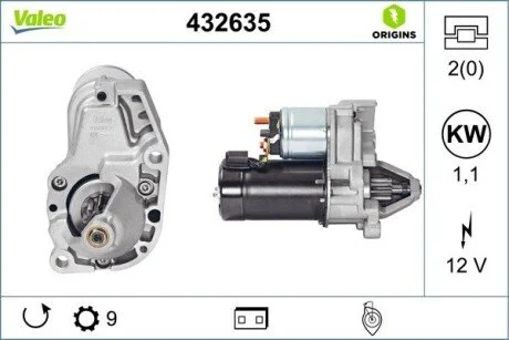Стартер Valeo 432635