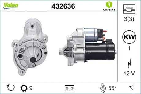 Стартер Valeo 432636