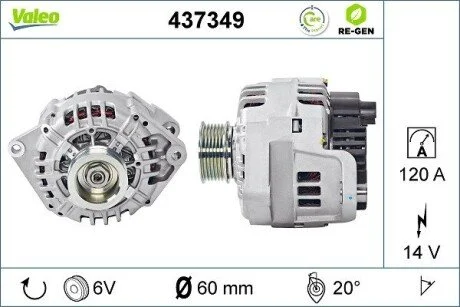 Генератор Valeo 437349