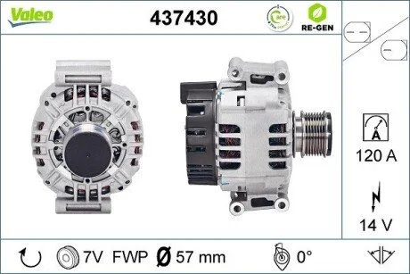 Генератор Valeo 437430