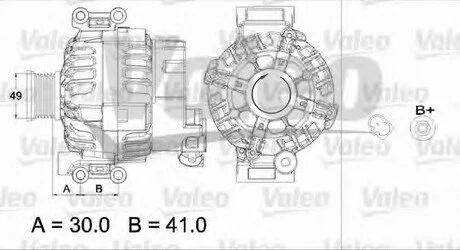 Генератор Valeo 437449