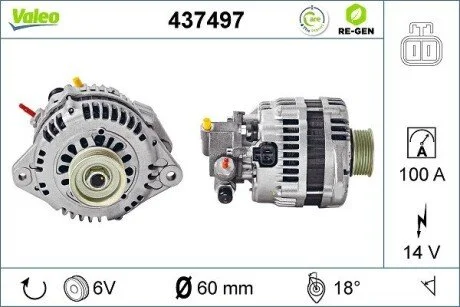 Генератор Valeo 437497